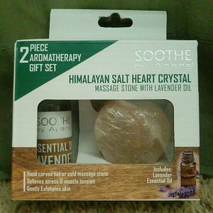 Himalayan Salt Heart Crystal Massage Stone